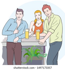 Mother Father Son Eating Together Stock Illustration 1909362814 ...