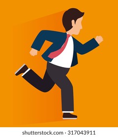 young people male cartoon design, vector illustration