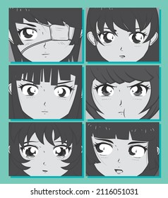 young people manga comic style