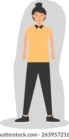 Young People Mental Disorder. Depressed and Frustrated. Flat Cartoon Vector Illustration