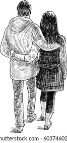 young people on a date
