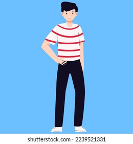 young people posing for web elements
