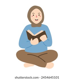 Young people relaxing and reading
