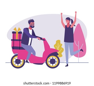 young people sharing free time