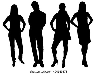 Silhouettenvektor