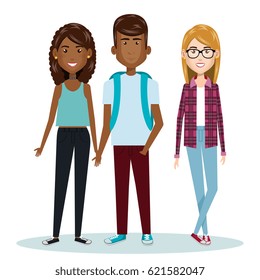 young people style characters