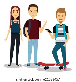 young people style characters
