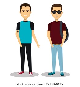 young people style characters