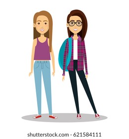young people style characters