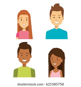 young people style characters