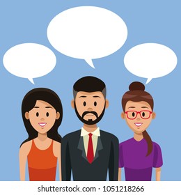 Young people talking