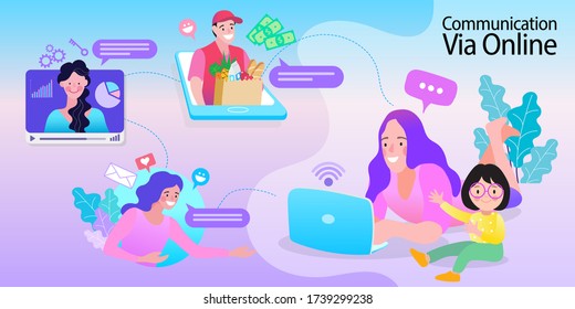 young people using mobile smartphone to share posts and news in social networks. Flat hand holds smart phone to make repost of video and news.