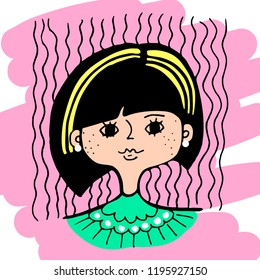 Young people. Vector illustration