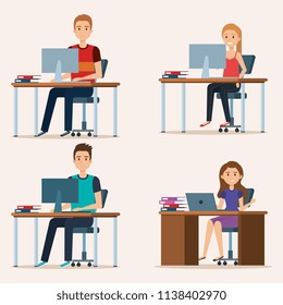 young people in the workplace scene