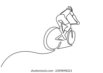 young person bike activity racing outside safe headrest lifestyle line art