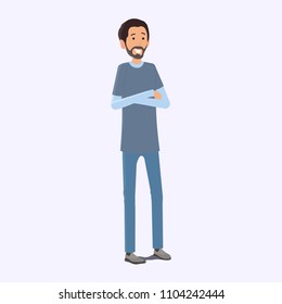 Young person vector