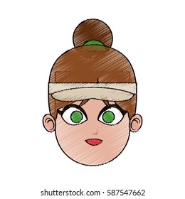 young pretty woman icon image 