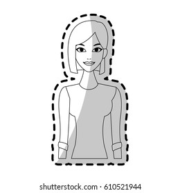 young pretty woman icon image 