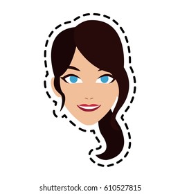 young pretty woman icon image 