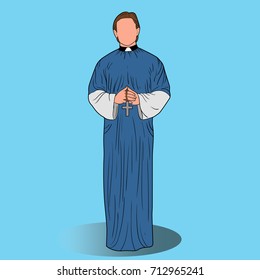 Young priest