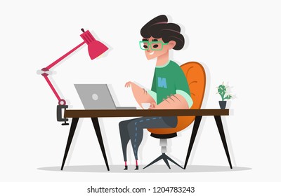 Young professional thinks about work