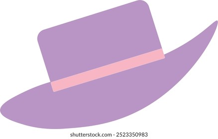 Young Purple and Pink hat For Summer