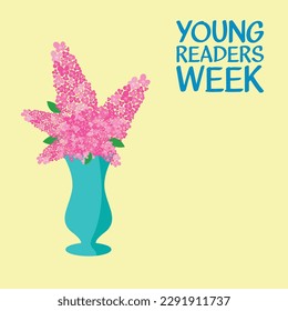 young readers week . Design suitable for greeting card poster and banner