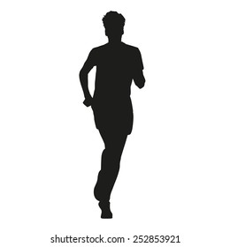 Young running man