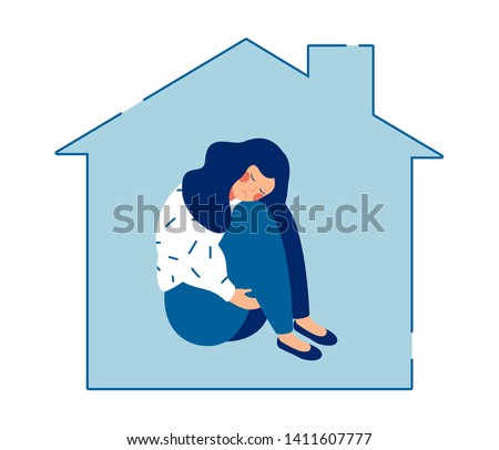 Similar – Image, Stock Photo Lonely house without a rear light