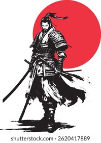 a young samurai warrior from ancient Japan