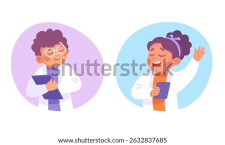 Young Scientists Enthusiastically Celebrating Their Remarkable Discoveries in the Laboratory