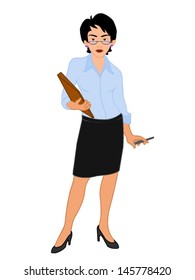 young secretary