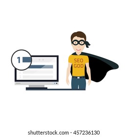 Young SEO specialist