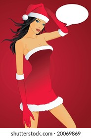 young sexy santa