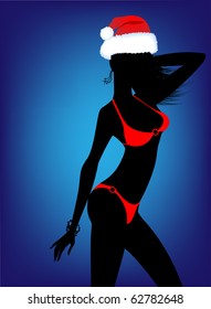 young sexy santa