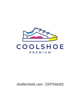 young shoes abstract logo design
