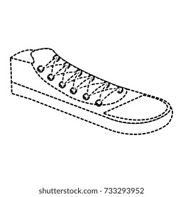 young shoes isolated icon
