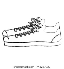 young shoes isolated icon