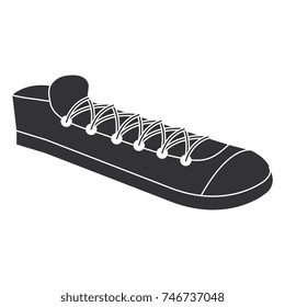 young shoes isolated icon
