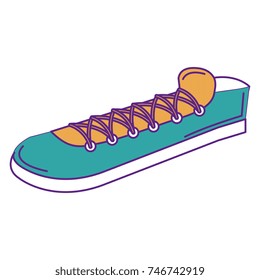 young shoes isolated icon