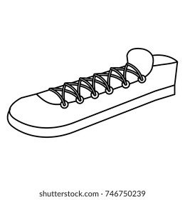 young shoes isolated icon