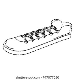 young shoes isolated icon