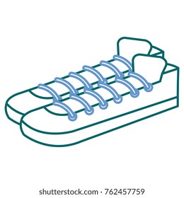 young shoes isolated icon
