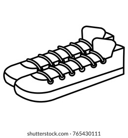 young shoes isolated icon