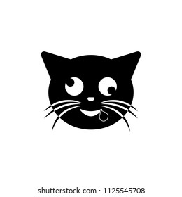 young sick cat icon. Element of emotions icon for mobile concept and web apps. Detailed young sick cat icon can be used for web and mobile on white background