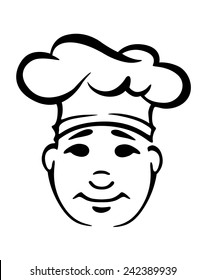 Young Smiling Chubby Chef Toque Stock Vector (Royalty Free) 242389939 ...