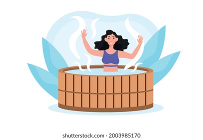 サウナ 女性 のイラスト素材 画像 ベクター画像 Shutterstock