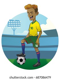 young soccer player