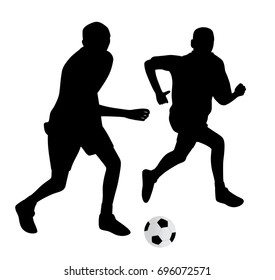 Young soccer players
