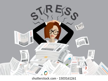Young stressed woman have no money to pay debts, holding head in despair, can not pay bills, having financial troubles. Planning budget concept